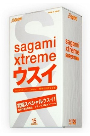 Ультратонкие презервативы Sagami Xtreme Superthin - 15 шт.