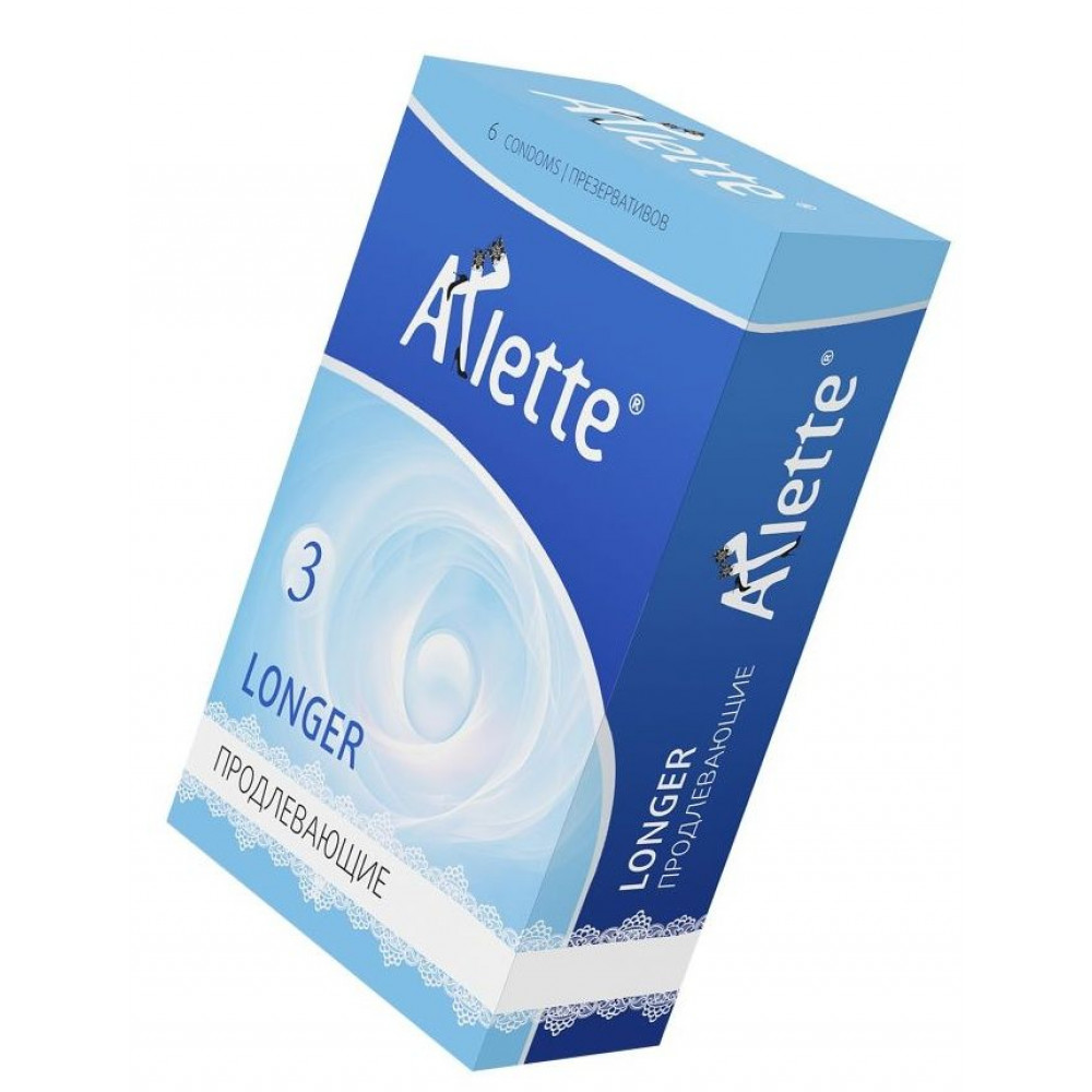Презервативы Arlette Longer с продлевающим эффектом - 6 шт. Презервативы Arlette Longer с продлевающим эффектом - 6 шт.