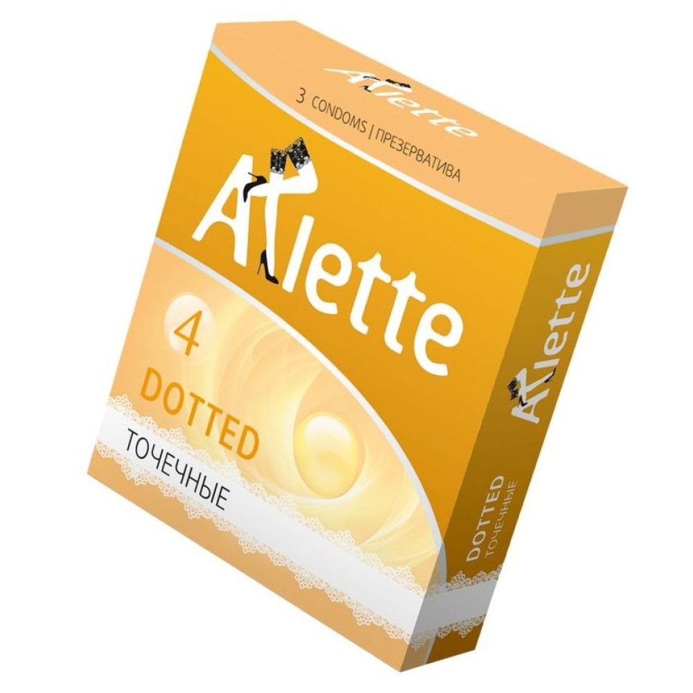 Презервативы Arlette Dotted с точечной текстурой - 3 шт. Презервативы Arlette Dotted с точечной текстурой - 3 шт.