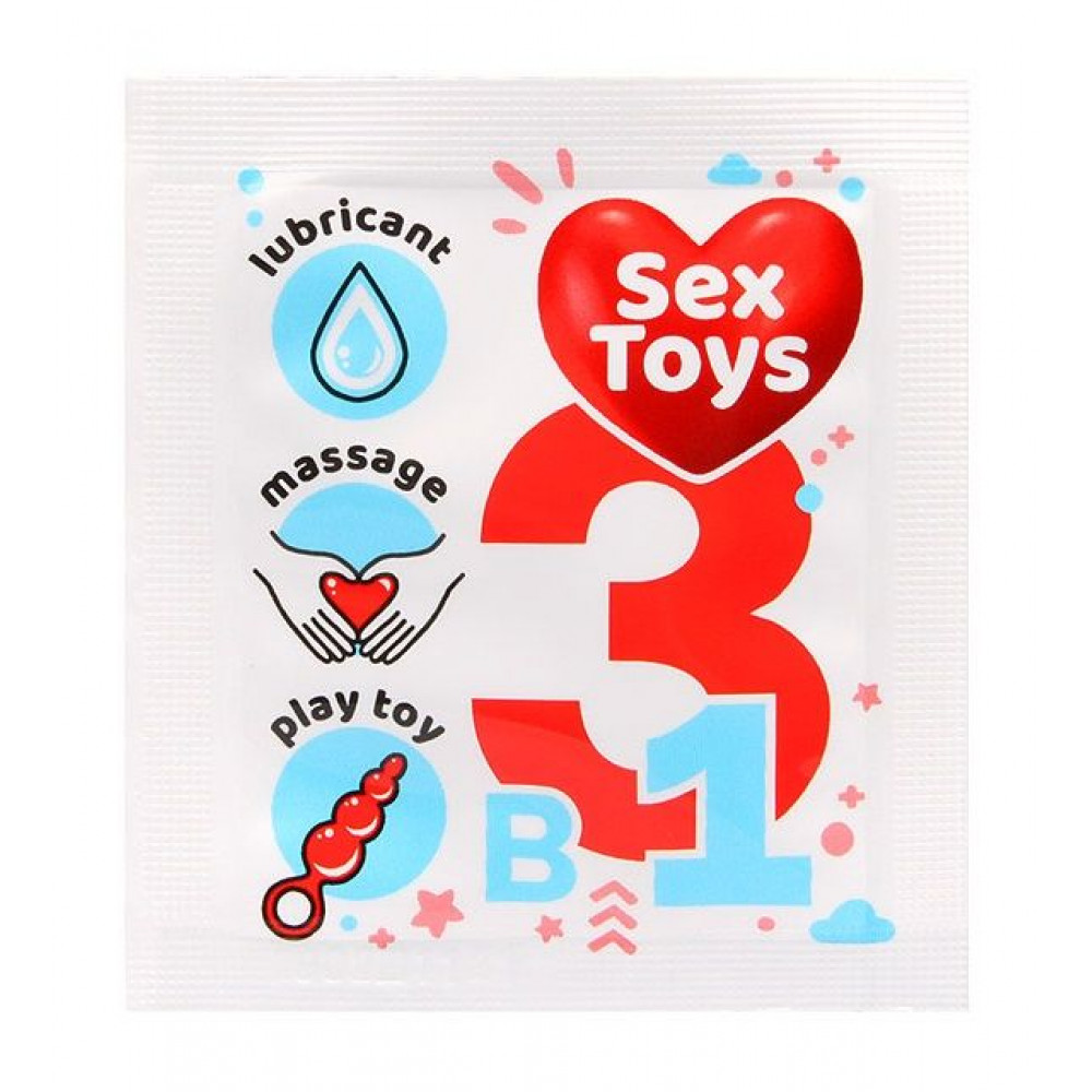 Гель-лубрикант на водной основе Sex Toys - 4 гр. Гель-лубрикант на водной основе Sex Toys - 4 гр.