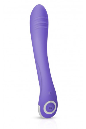 Фиолетовый вибратор для G-стимуляции Lici G-Spot Vibrator - 22,5 см.