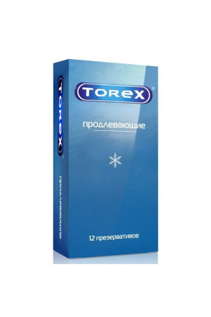 Презервативы Torex "Продлевающие" с пролонгирующим эффектом - 12 шт.