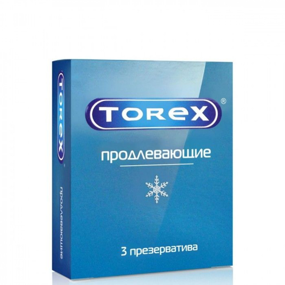 Презервативы Torex "Продлевающие" с пролонгирующим эффектом - 3 шт. Презервативы Torex "Продлевающие" с пролонгирующим эффектом - 3 шт.