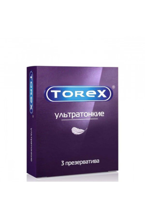 Презервативы Torex "Ультратонкие" - 3 шт.