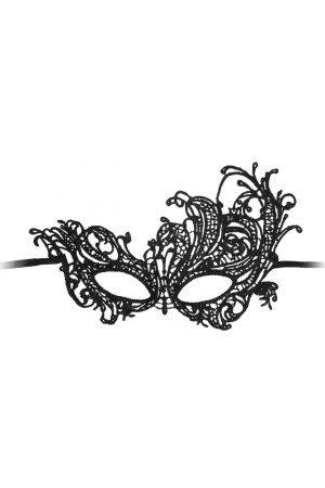 Черная кружевная маска ручной работы Royal Black Lace Mask