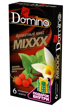 Ароматизированные презервативы DOMINO "Ароматный микс" - 6 шт.