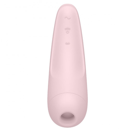 Розовый вакуум-волновой стимулятор Satisfyer Curvy 2+