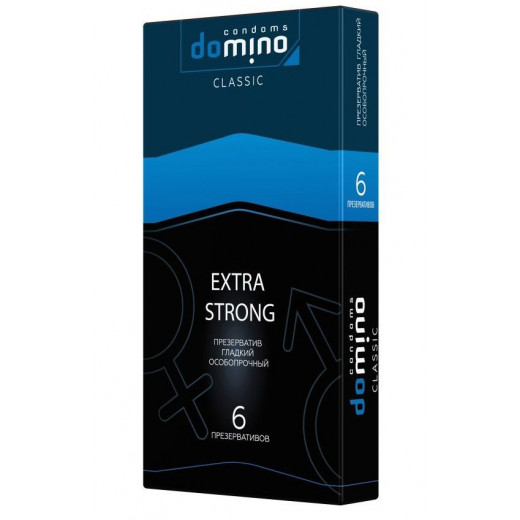 Суперпрочные презервативы DOMINO Extra Strong - 6 шт.