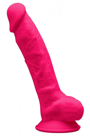 Розовый фаллоимитатор-реалистик Premium Dildo 7" Model 1 Premium - 17,5 см.