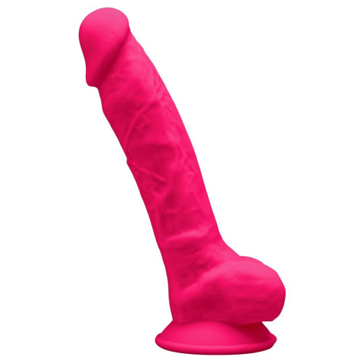 Розовый фаллоимитатор-реалистик Premium Dildo 7" Model 1 Premium - 17,5 см.