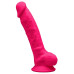 Розовый фаллоимитатор-реалистик Premium Dildo 7" Model 1 Premium - 17,5 см.