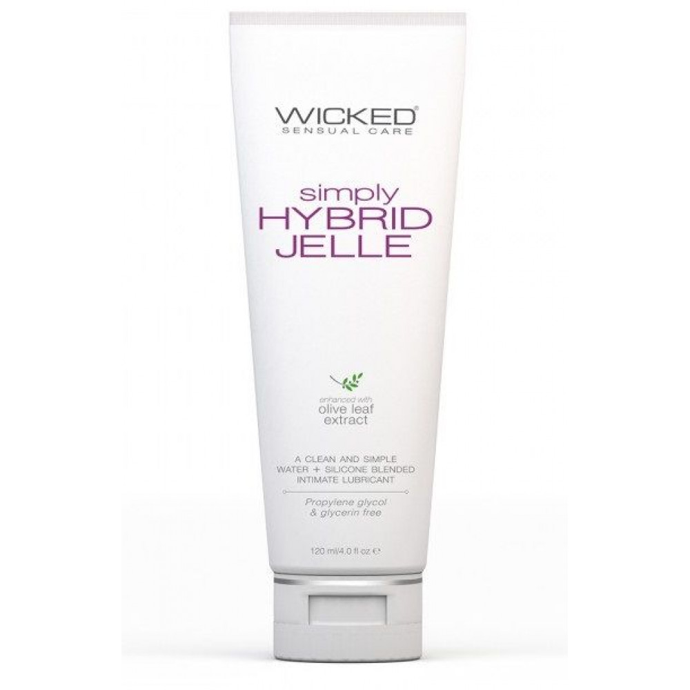 Гель-лубрикант на водно-силиконовой основе Wicked Simply HYBRID JELLE - 120 мл. Гель-лубрикант на водно-силиконовой основе Wicked Simply HYBRID JELLE - 120 мл.