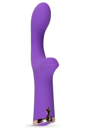 Фиолетовый вибратор The Baroness G-spot Vibrator - 19,5 см.