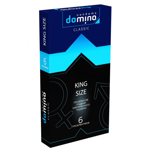 Презервативы увеличенного размера DOMINO Classic King size - 6 шт.