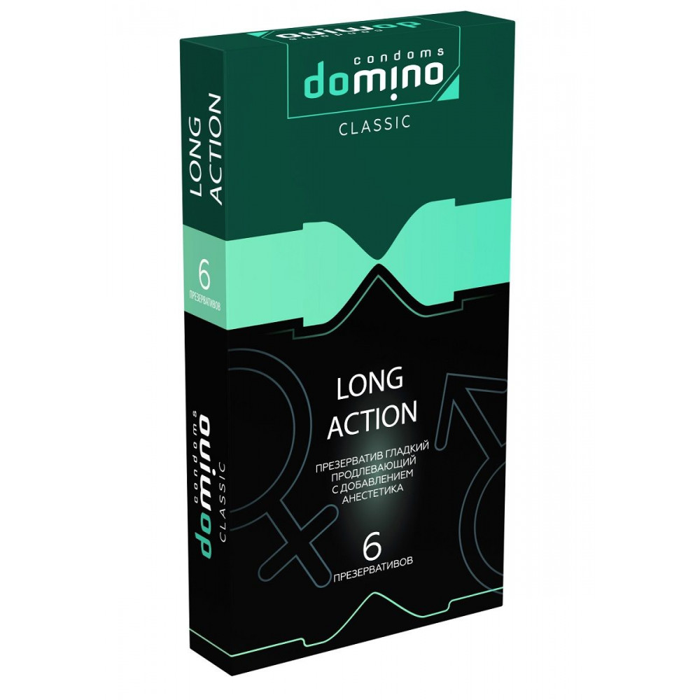 Презервативы с пролонгирующим эффектом DOMINO Classic Long action - 6 шт. Презервативы с пролонгирующим эффектом DOMINO Classic Long action - 6 шт.
