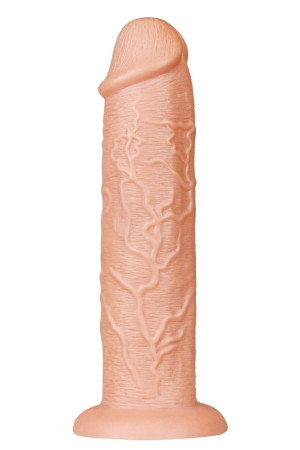 Телесный фаллоимитатор-гигант 11 Realistic Long Dildo - 28 см.