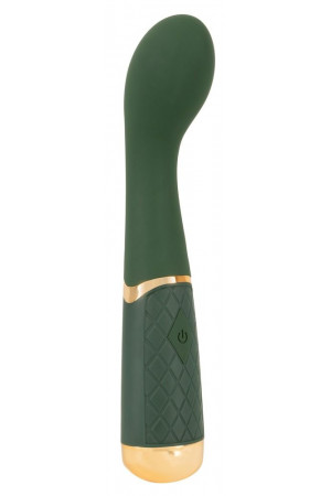 Зеленый стимулятор точки G Luxurious G-Spot Massager - 19,5 см.