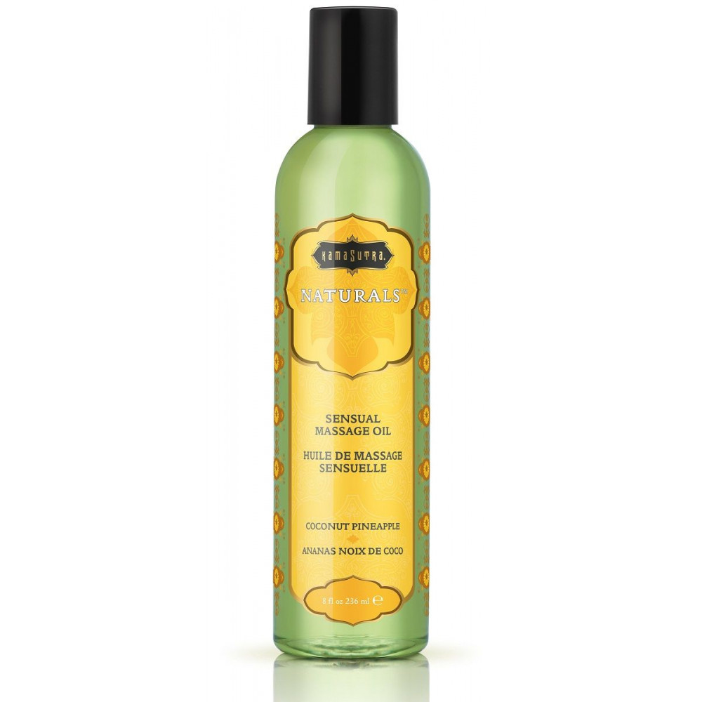 Массажное масло Naturals Coconut Pineapple с ароматом кокоса и ананаса - 236 мл. Массажное масло Naturals Coconut Pineapple с ароматом кокоса и ананаса - 236 мл.