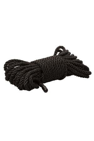 Черная веревка для бондажа BDSM Rope - 10 м.