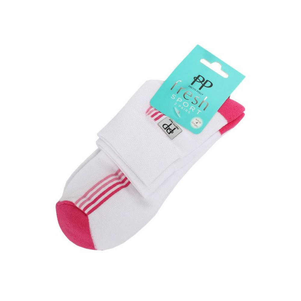 Белые хлопковые носочки (2 пары в упаковке) Белые хлопковые носочки (2 пары в упаковке)