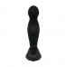 Черный вибростимулятор простаты Adam s Rotating P-spot Massager - 14,2 см.