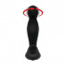 Черный вибростимулятор простаты Adam s Rotating P-spot Massager - 14,2 см.