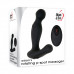 Черный вибростимулятор простаты Adam s Rotating P-spot Massager - 14,2 см.