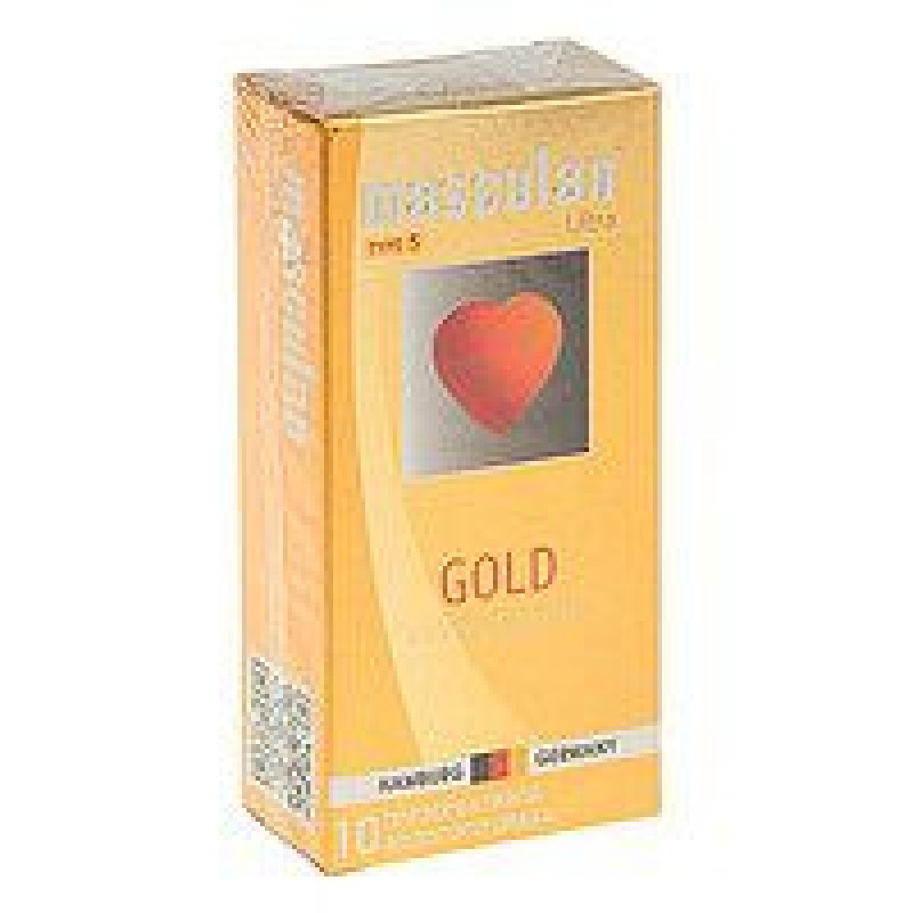 Презервативы Masculan Ultra 5 Gold с ароматом ванили - 10 шт. Презервативы Masculan Ultra 5 Gold с ароматом ванили - 10 шт.