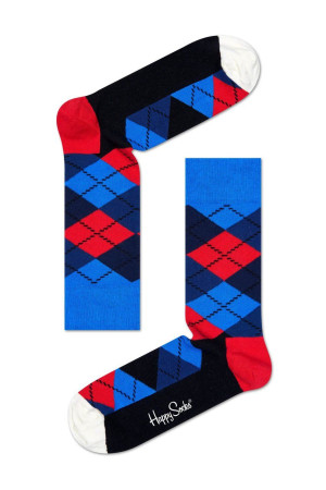 Яркие носки унисекс Argyle Sock с геометрическим принтом