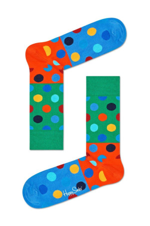 Цветные носки унисекс Big Dot Block Sock в горох