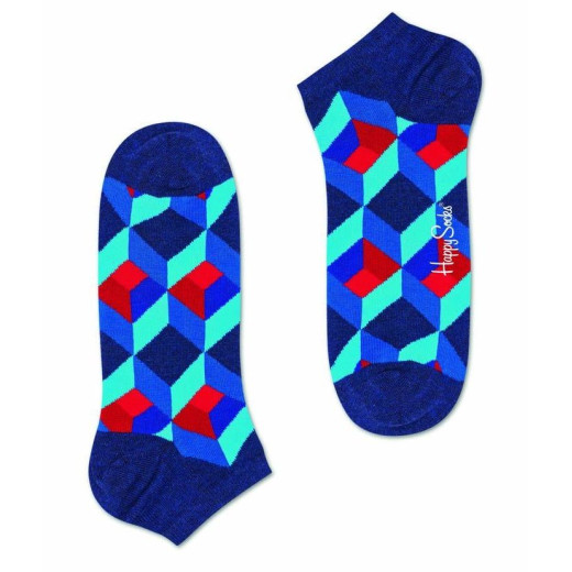 Низкие носки Optic Square Low Sock с цветными зигзагами