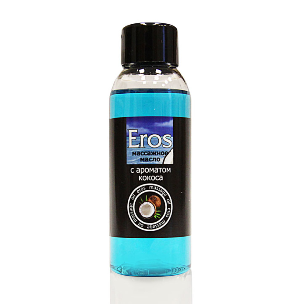 Массажное масло Eros tropic с ароматом кокоса - 50 мл. Массажное масло Eros tropic с ароматом кокоса - 50 мл.