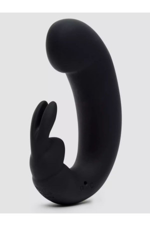 Черный мини-вибратор "кролик" Sensation Rechargeable G-Spot Rabbit Vibrator - 11,4 см.