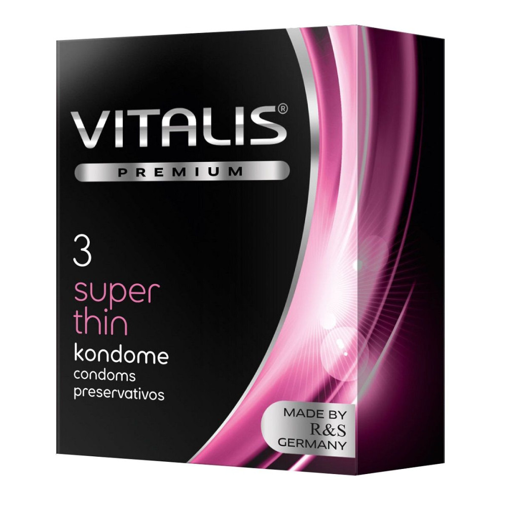 Ультратонкие презервативы VITALIS PREMIUM super thin - 3 шт. Ультратонкие презервативы VITALIS PREMIUM super thin - 3 шт.