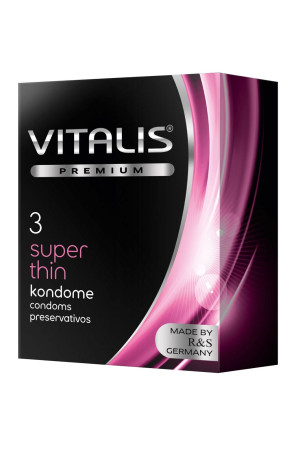 Ультратонкие презервативы VITALIS PREMIUM super thin - 3 шт.