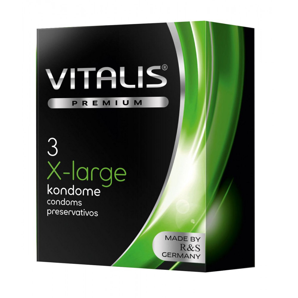 Презервативы увеличенного размера VITALIS PREMIUM x-large - 3 шт. Презервативы увеличенного размера VITALIS PREMIUM x-large - 3 шт.