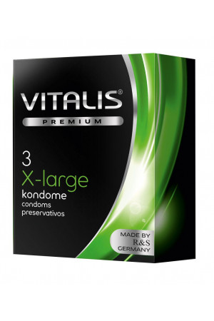 Презервативы увеличенного размера VITALIS PREMIUM x-large - 3 шт.