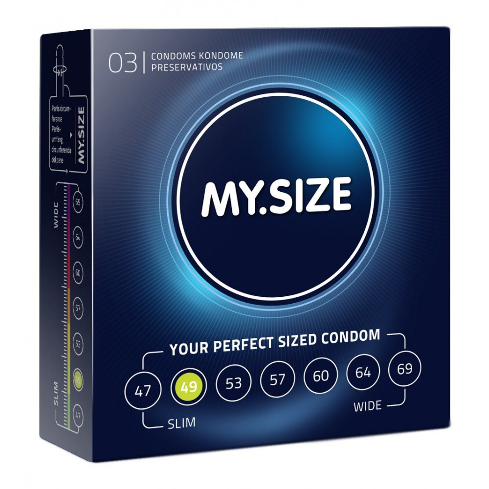 Презервативы MY.SIZE размер 49 - 3 шт. Презервативы MY.SIZE размер 49 - 3 шт.