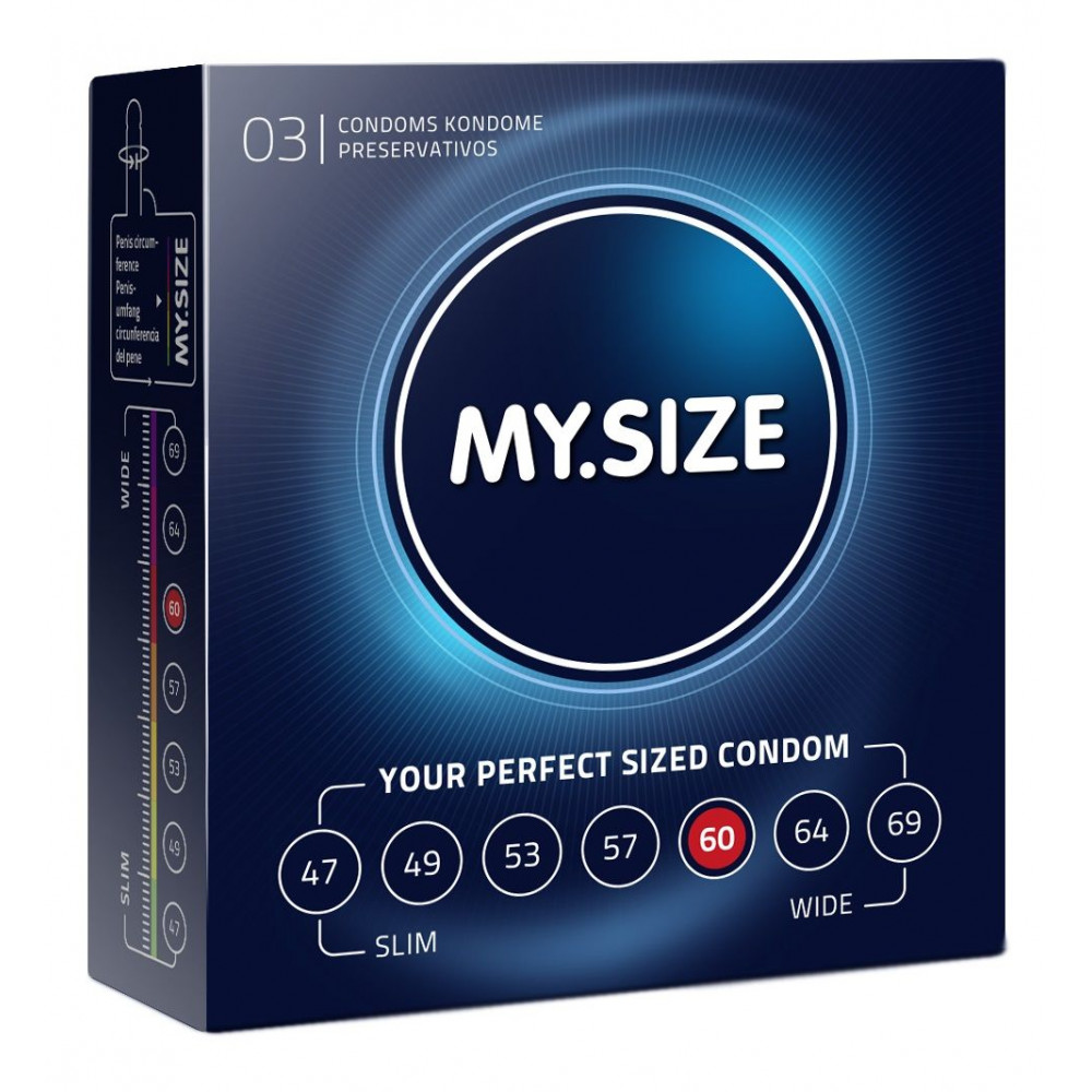 Презервативы MY.SIZE размер 60 - 3 шт. Презервативы MY.SIZE размер 60 - 3 шт.