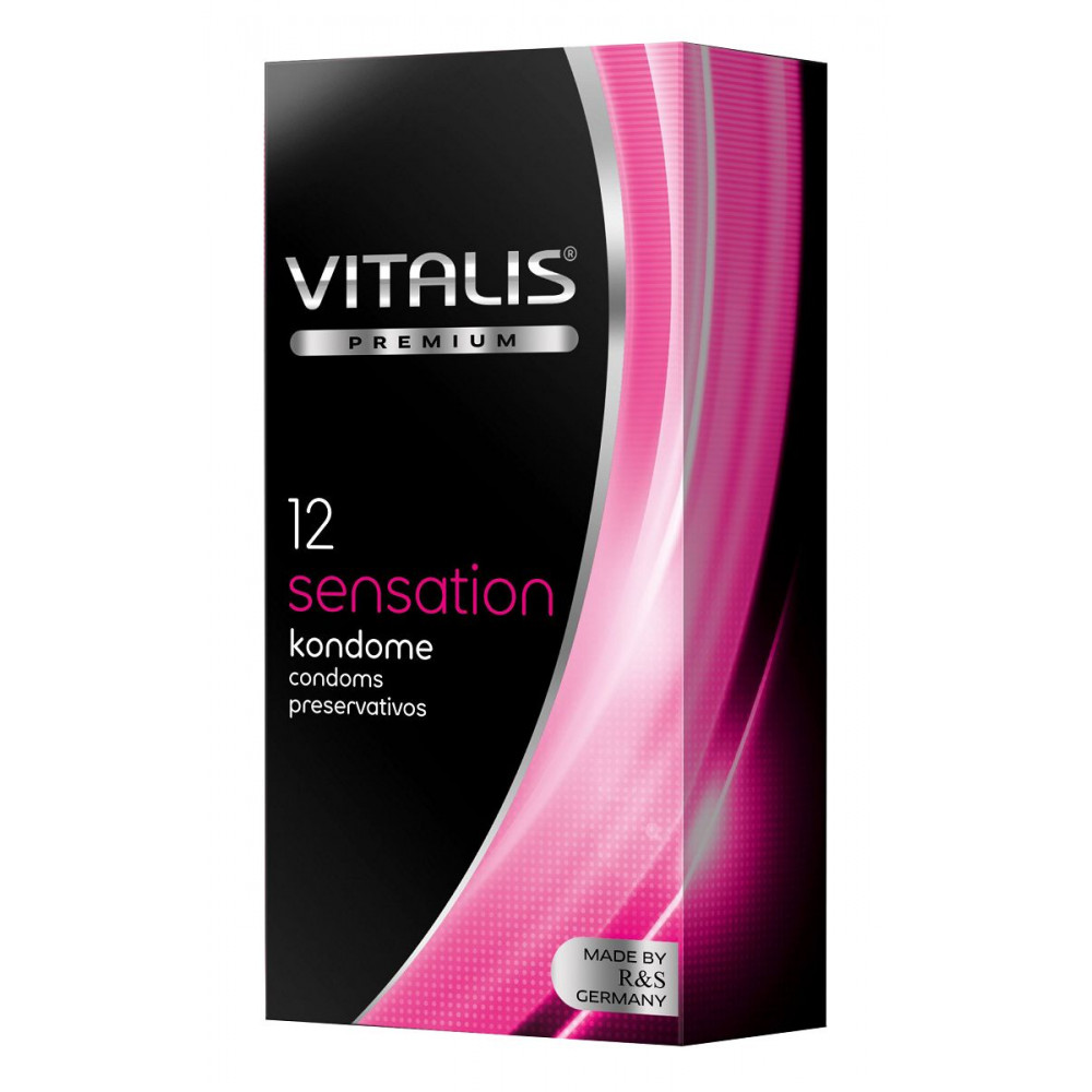 Презервативы VITALIS PREMIUM sensation с пупырышками и кольцами - 12 шт. Презервативы VITALIS PREMIUM sensation с пупырышками и кольцами - 12 шт.