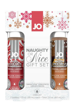 Набор из 2 вкусовых лубрикантов JO Naughty or Nice