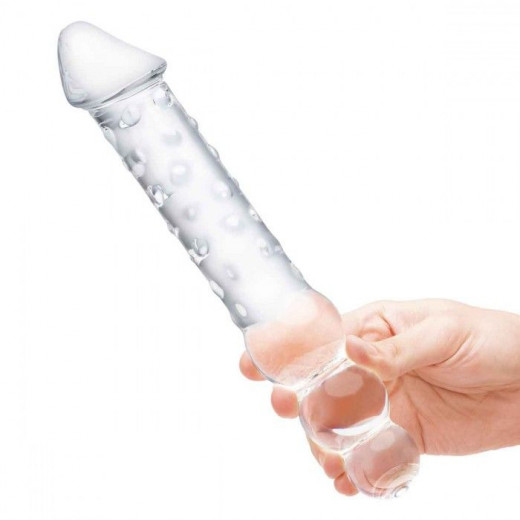 Прозрачный двухсторонний стимулятор 12" Double Ended Dildo - 28 см.