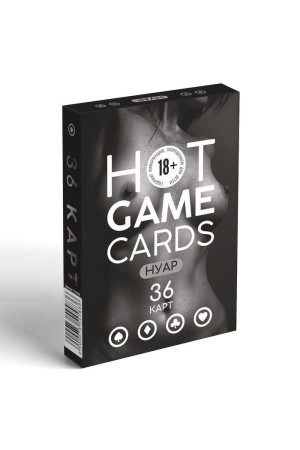 Игральные карты HOT GAME CARDS НУАР - 36 шт.