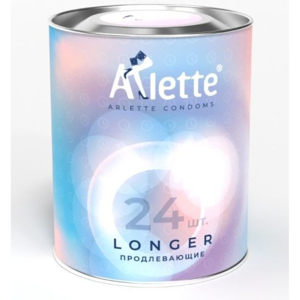 Презервативы Arlette Longer с продлевающим эффектом - 24 шт. Презервативы Arlette Longer с продлевающим эффектом - 24 шт.