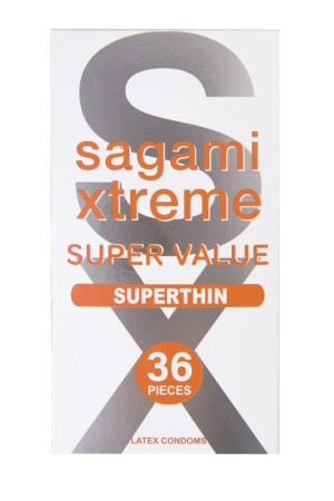 Ультратонкие презервативы Sagami Xtreme Superthin - 36 шт.