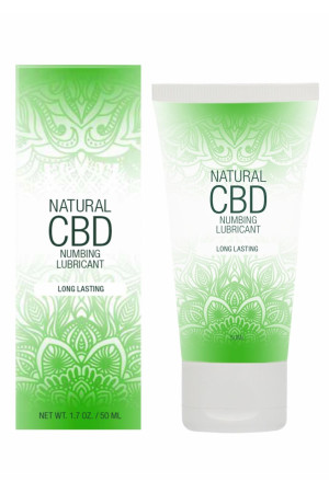 Лубрикант с пролонгирующим эффектом Natural CBD Numbing Lubricant - 50 мл.