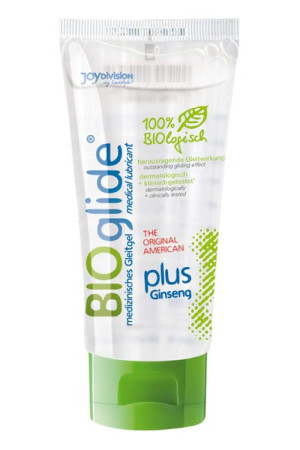 Гель-лубрикант на водной основе BIOglide plus Ginseng - 100 мл.