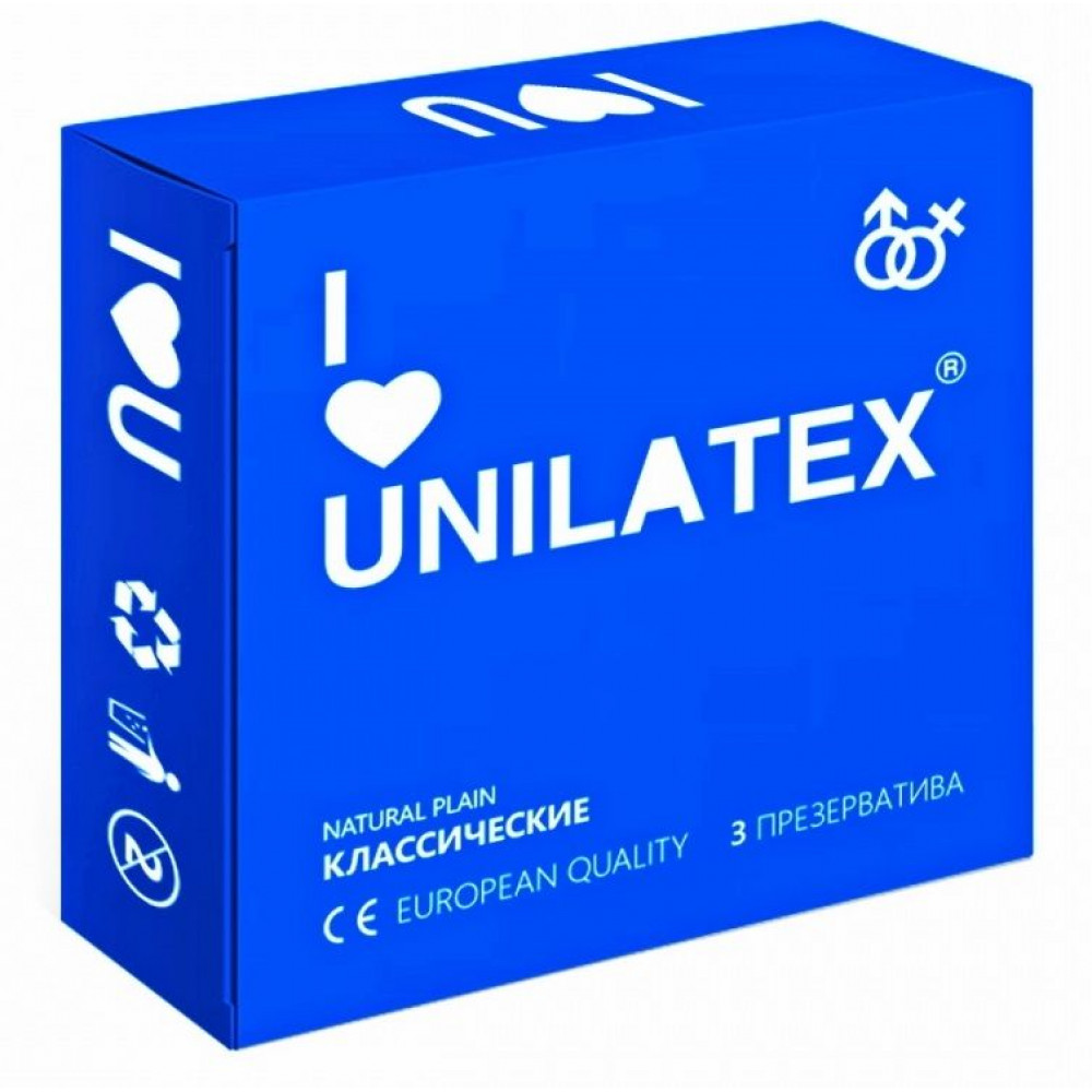 Классические презервативы Unilatex Natural Plain - 3 шт. Классические презервативы Unilatex Natural Plain - 3 шт.