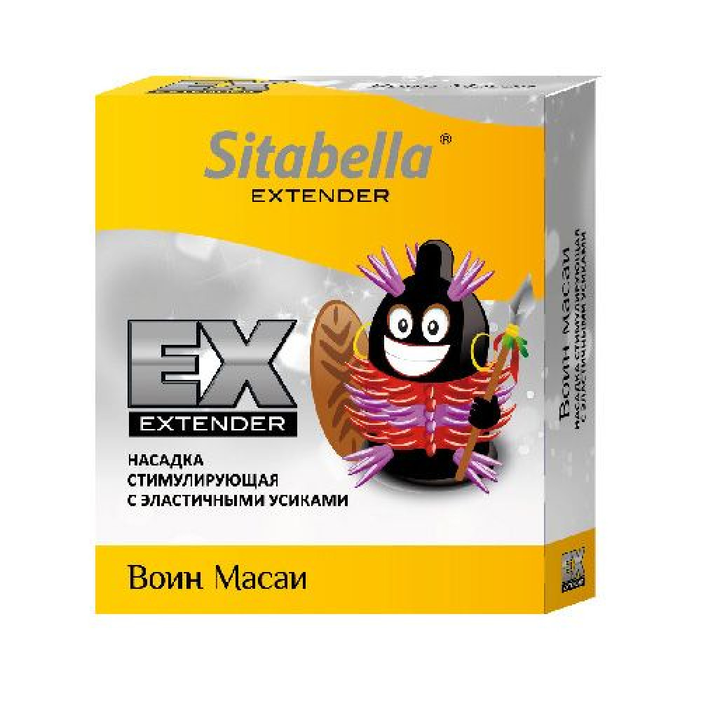Стимулирующая насадка Sitabella Extender "Воин Масаи" Стимулирующая насадка Sitabella Extender "Воин Масаи"