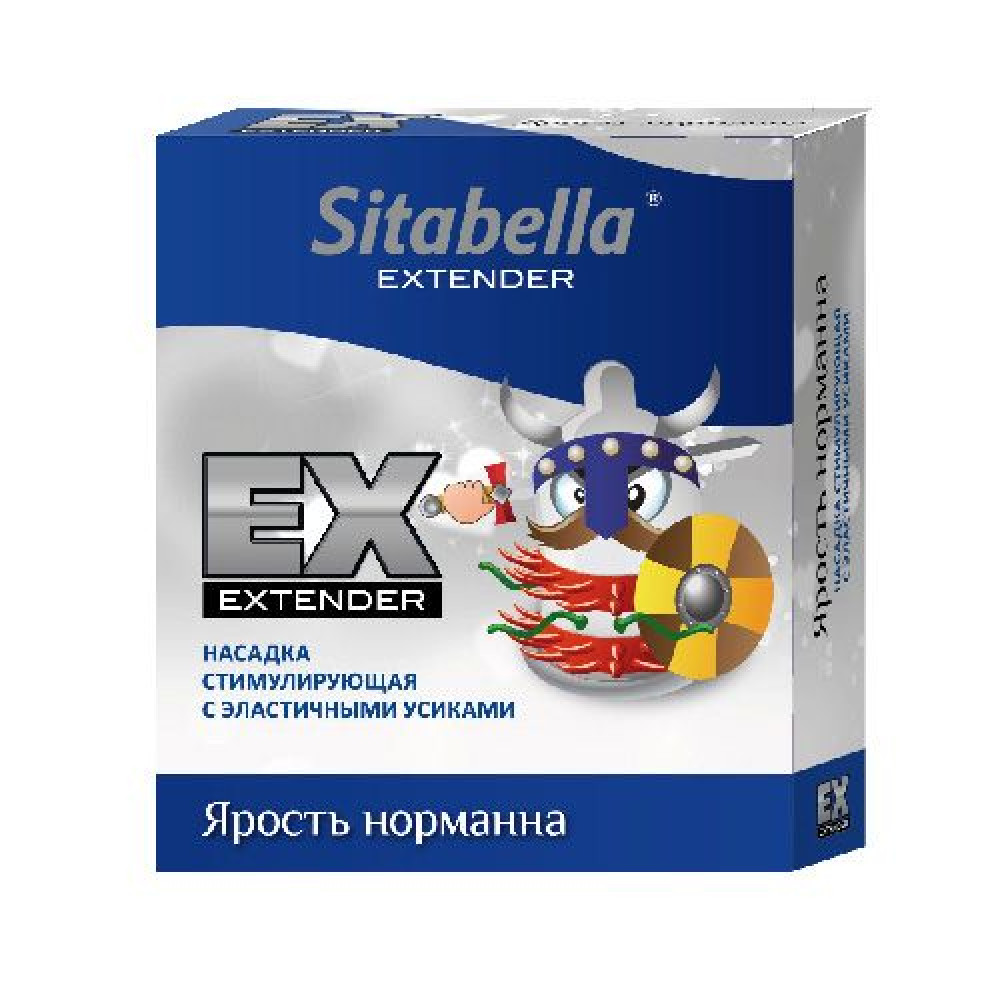 Стимулирующая насадка Sitabella Extender "Ярость норманна" Стимулирующая насадка Sitabella Extender "Ярость норманна"